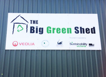 The Big Green Shed at the recycle centre Swan Hill